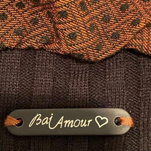 NWT Bai Amour French Lagenlook Dress. Brick Red Color.  Large - Picture 6 of 8